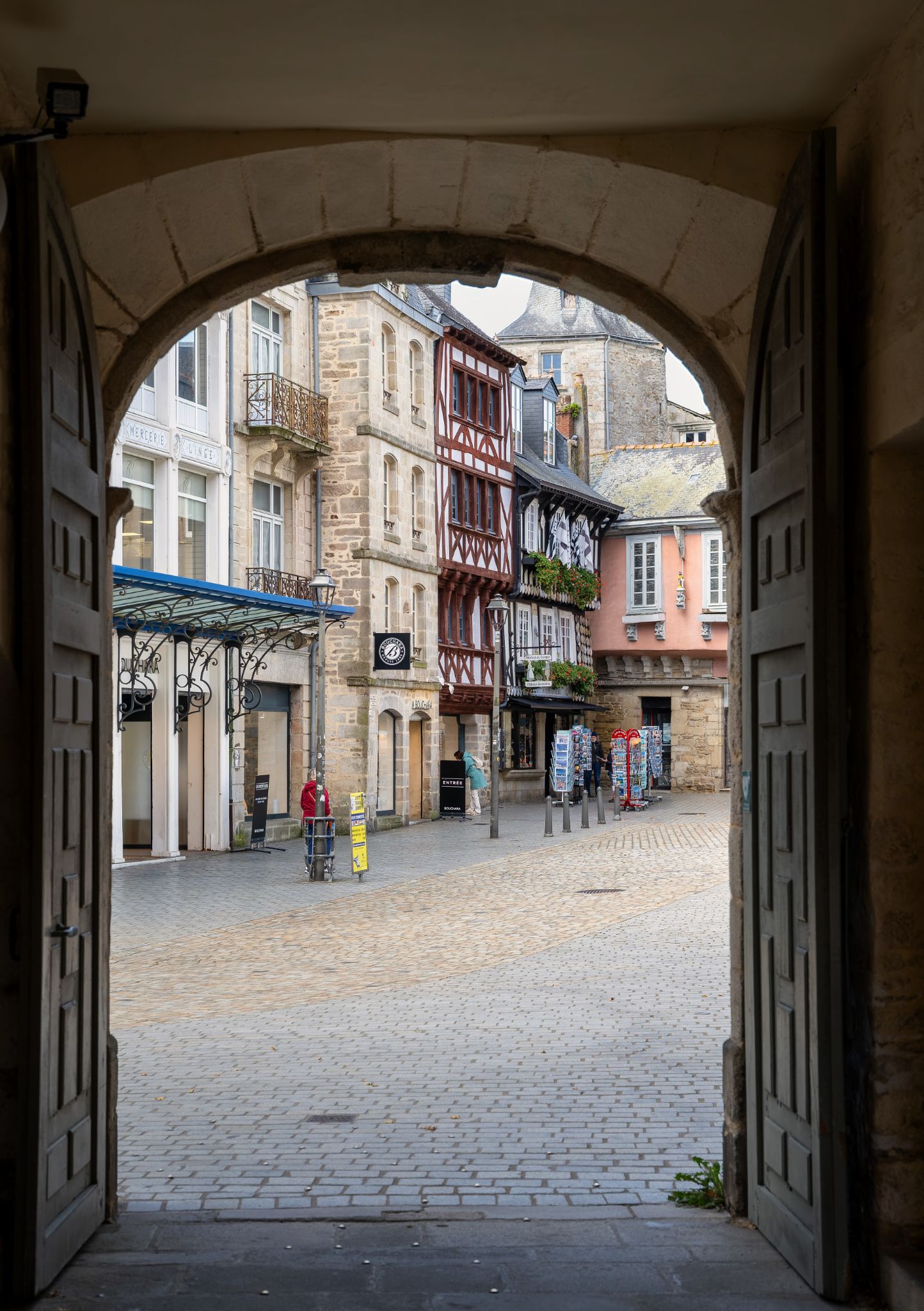 Blick vom Musée Départemental Breton
